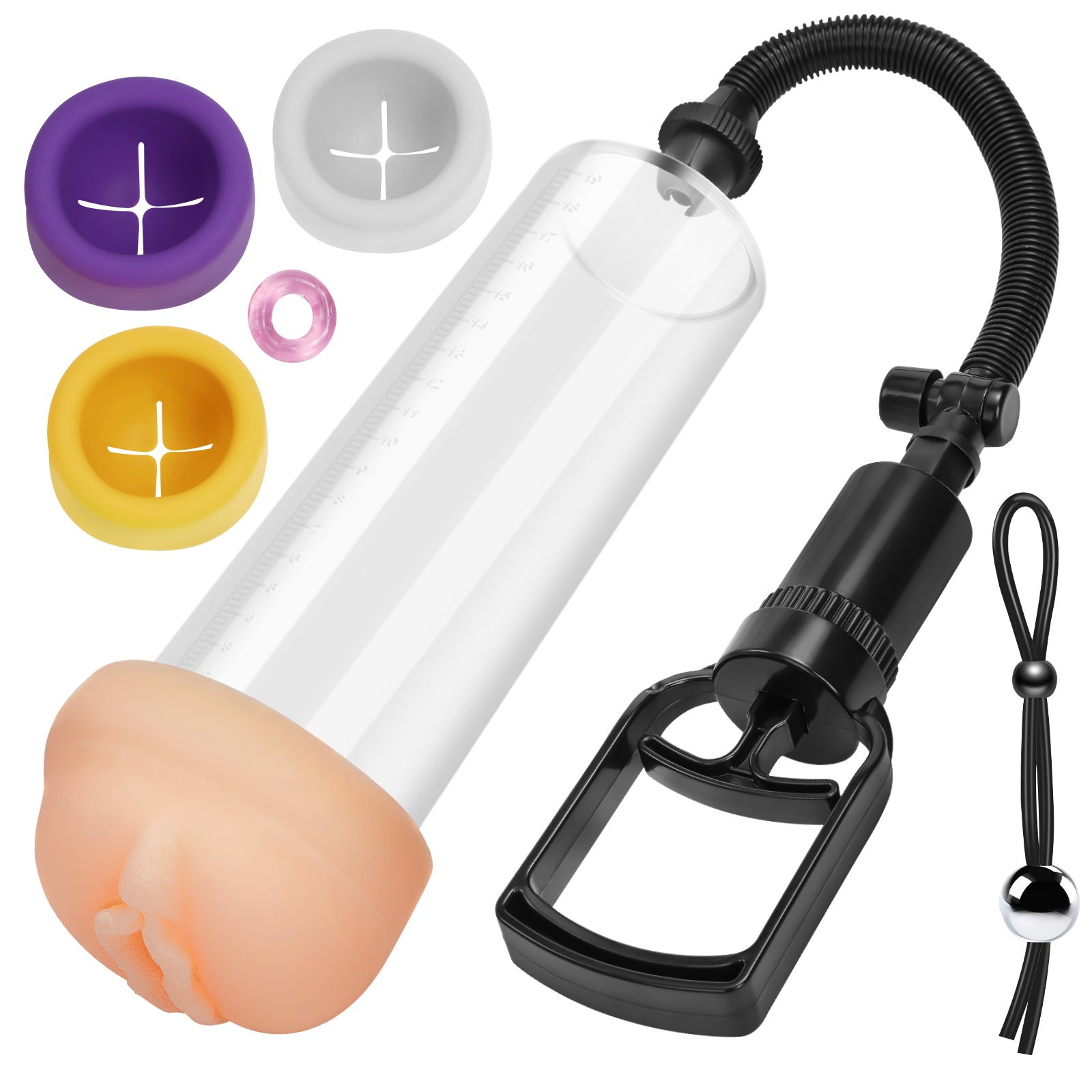 Manual Male Enhancement Measured Penis Pump