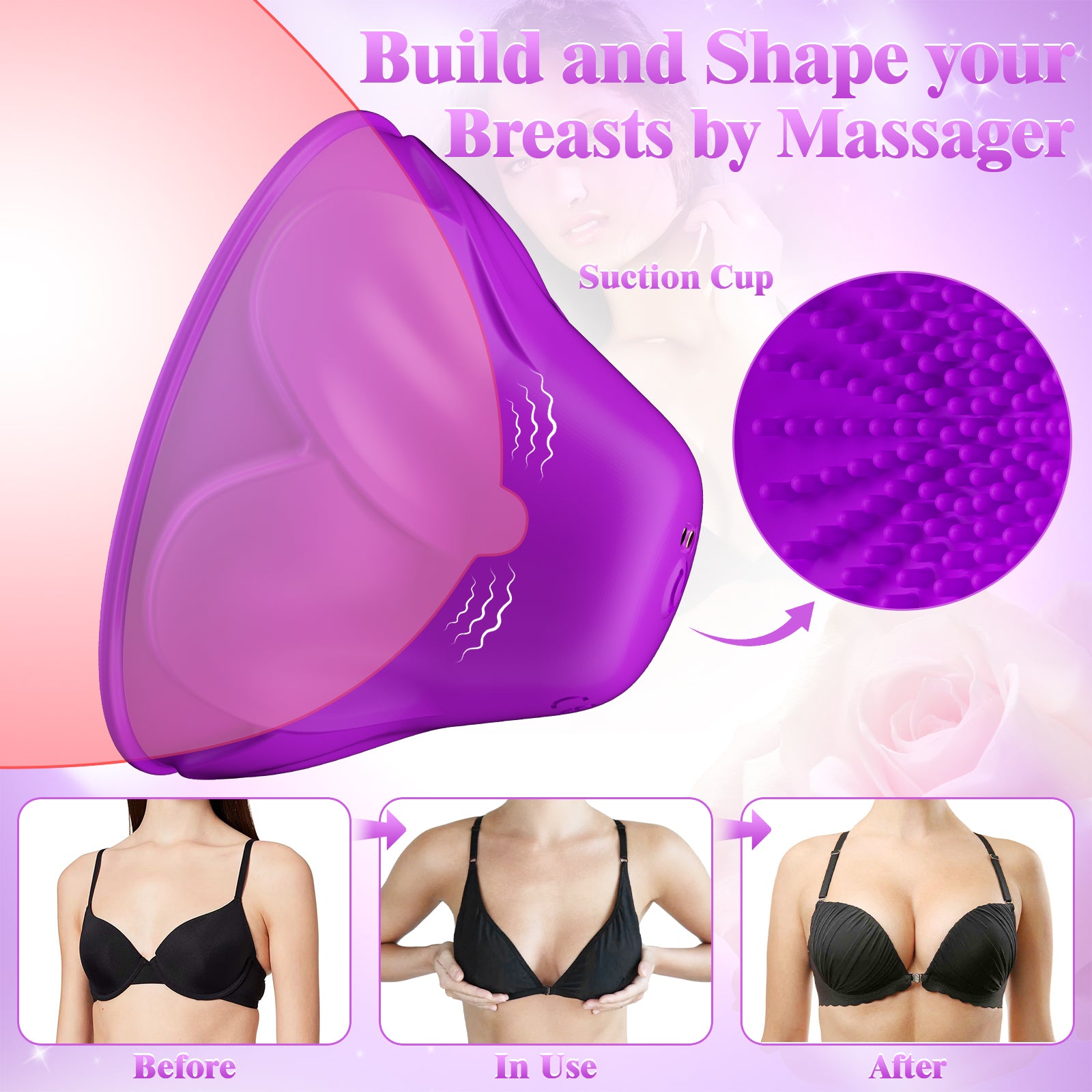 FIDECH Nipple Massage Vibrator for Women with APP and Remote Control Fidech FIDECH Nipple Massage Vibrator for Women with APP and Remote Control Fidech