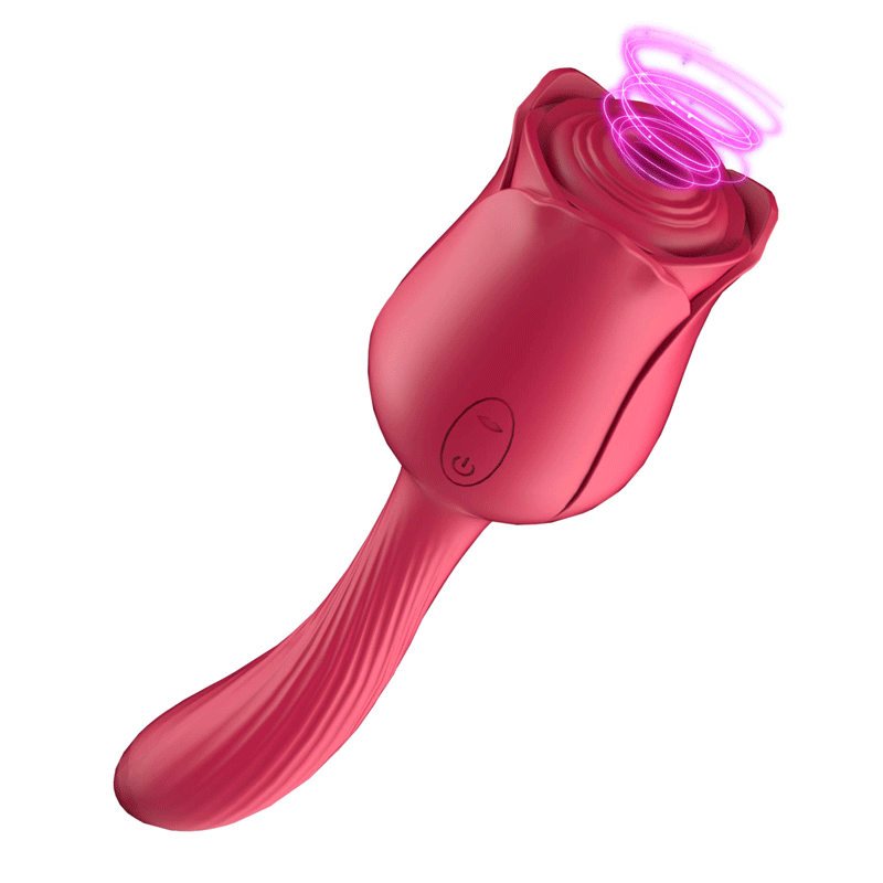 Rosalie 10-Mode Suction Rose Wand Vibrator Fidech Rosalie 10-Mode Suction Rose Wand Vibrator Fidech