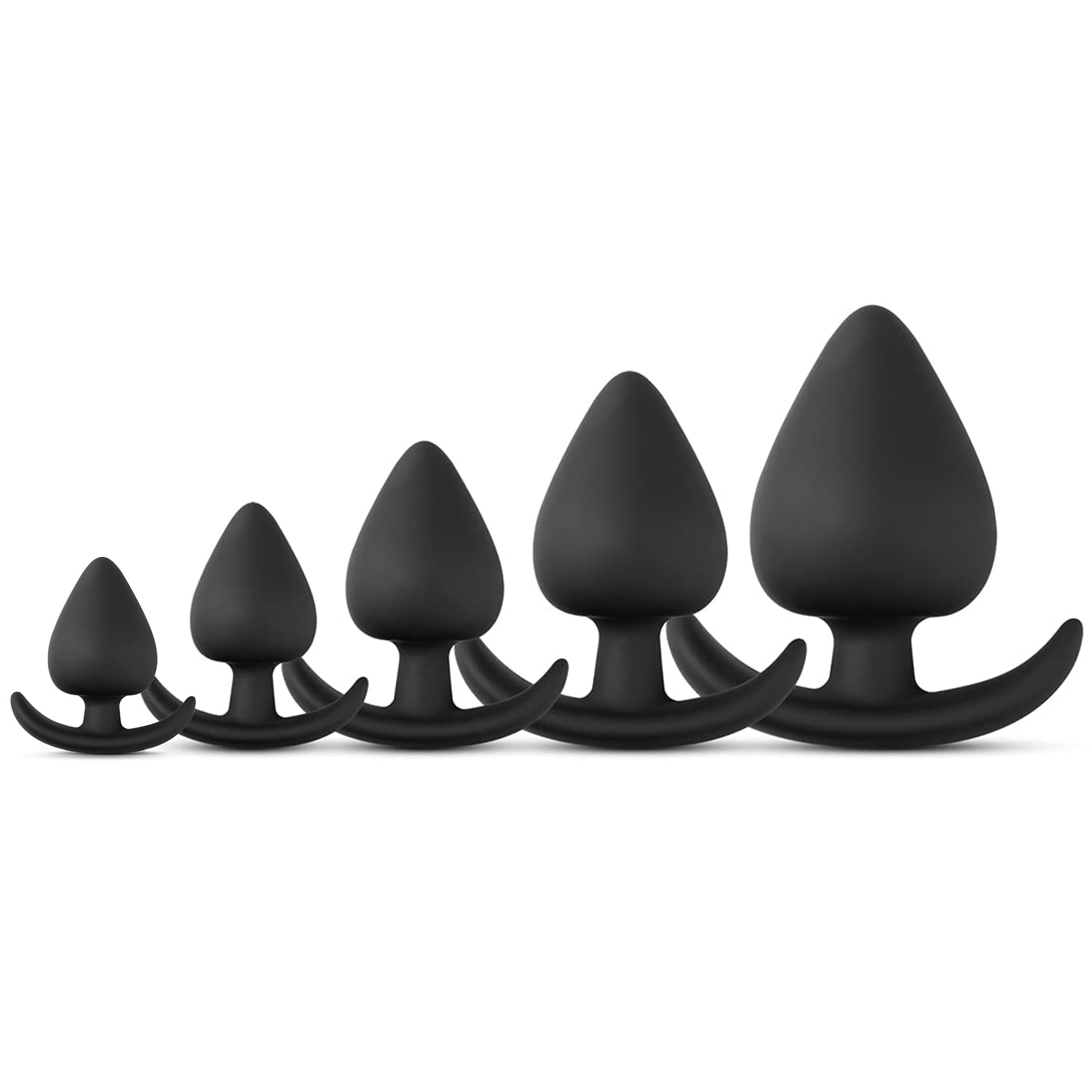 5 Piece Wearable Anal Training Pleasure Butt Plug Set Fidech 5 Piece Wearable Anal Training Pleasure Butt Plug Set Fidech