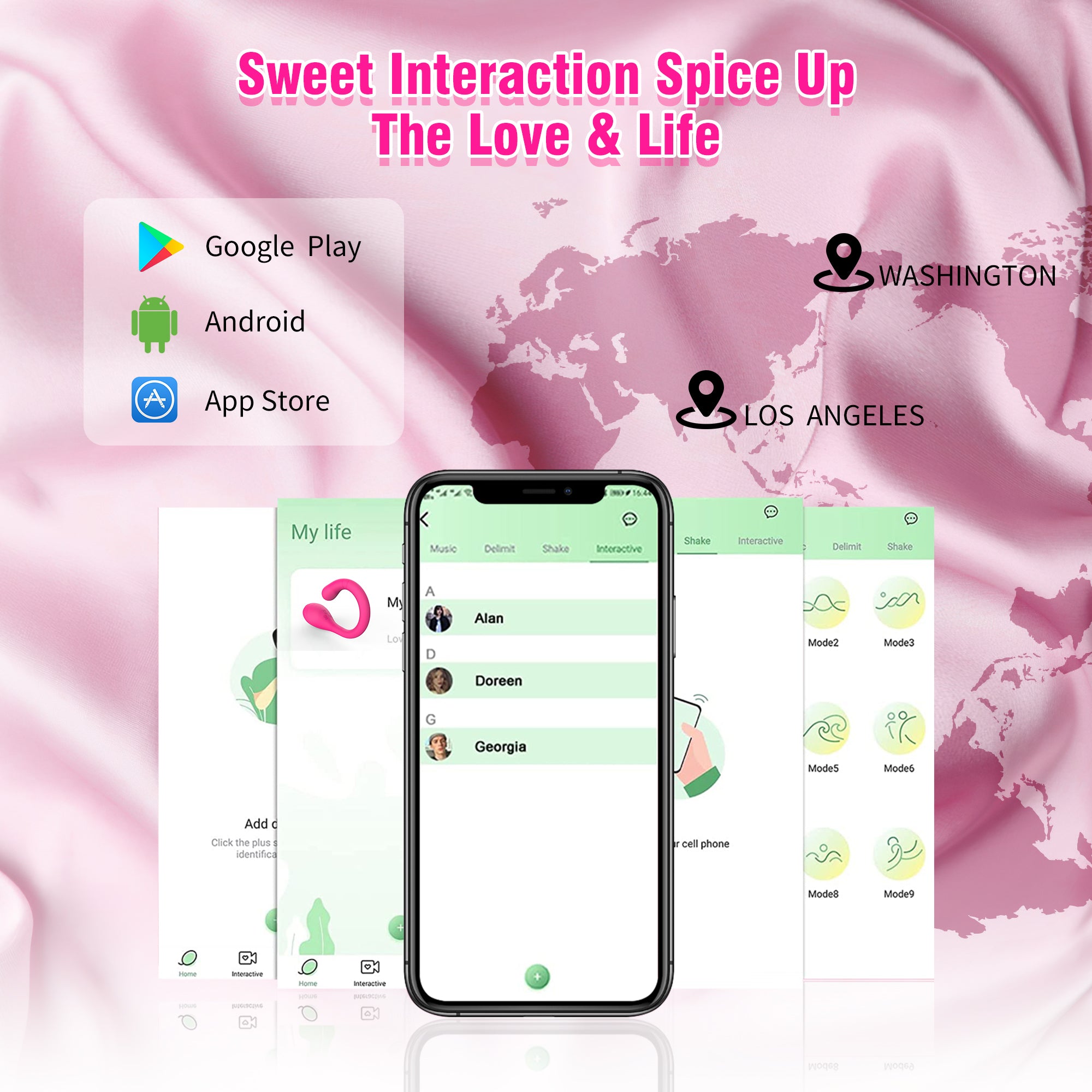 Wearable APP and Remote Control Couple Egg Vibrator