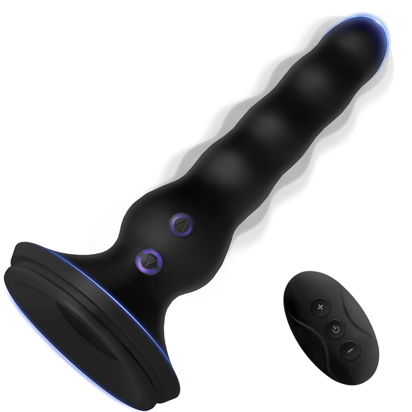 FIDECH Remote Controlled Wriggling  Anal Beads with Suction Cup