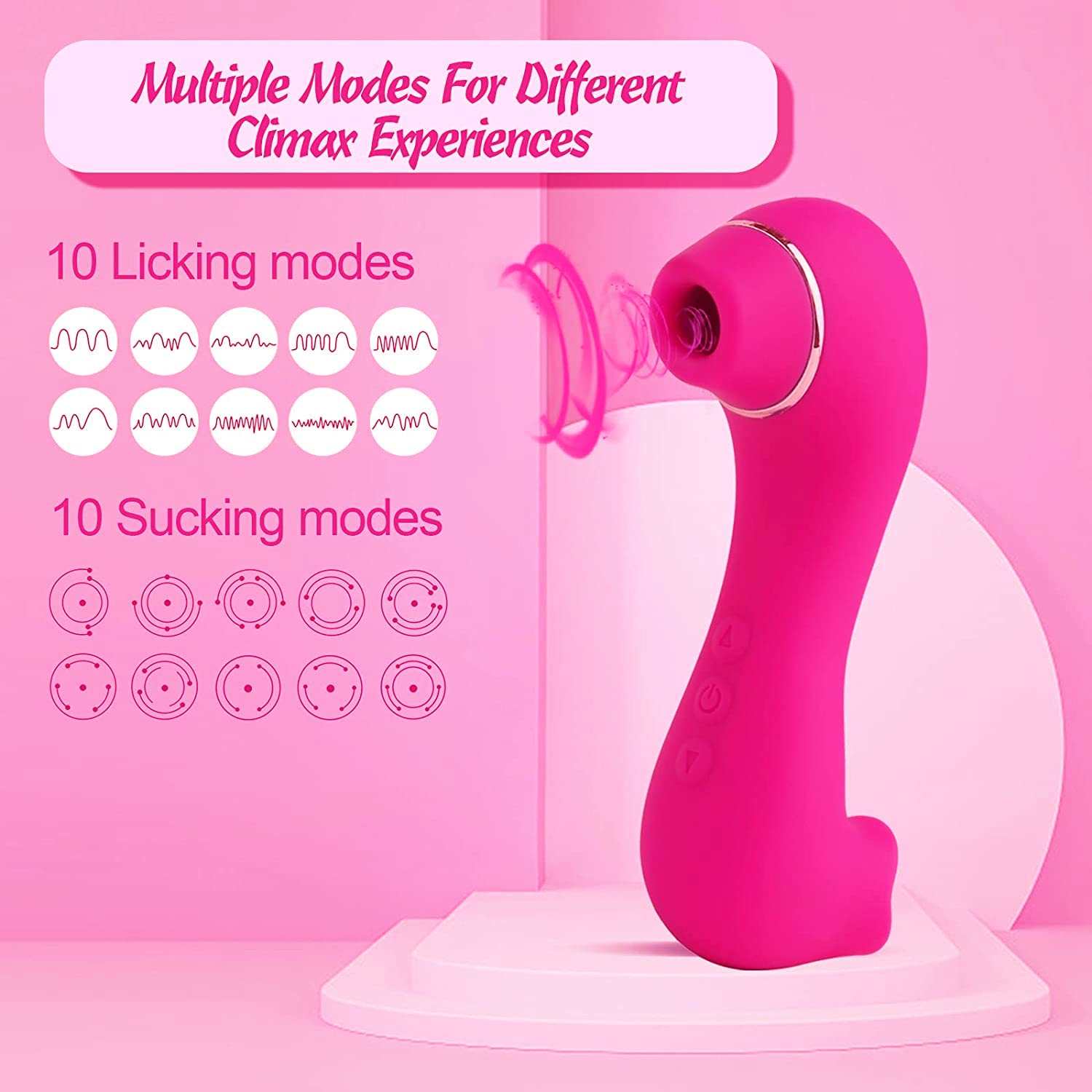 Little Sea Lion 2 in 1 Clitoral Sucking & Licking Vibrator Fidech Little Sea Lion 2 in 1 Clitoral Sucking & Licking Vibrator Fidech