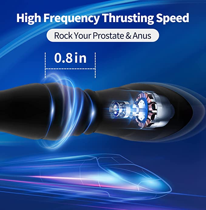 FIDECH 8 Thrusting Perineum Vibrating Anal Stimulator
