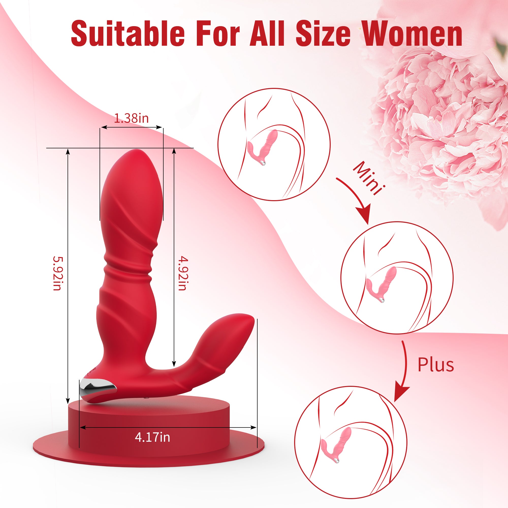 FIDECH Thrusting Wearable App ＆ Remote Controlled Panty Vibrator