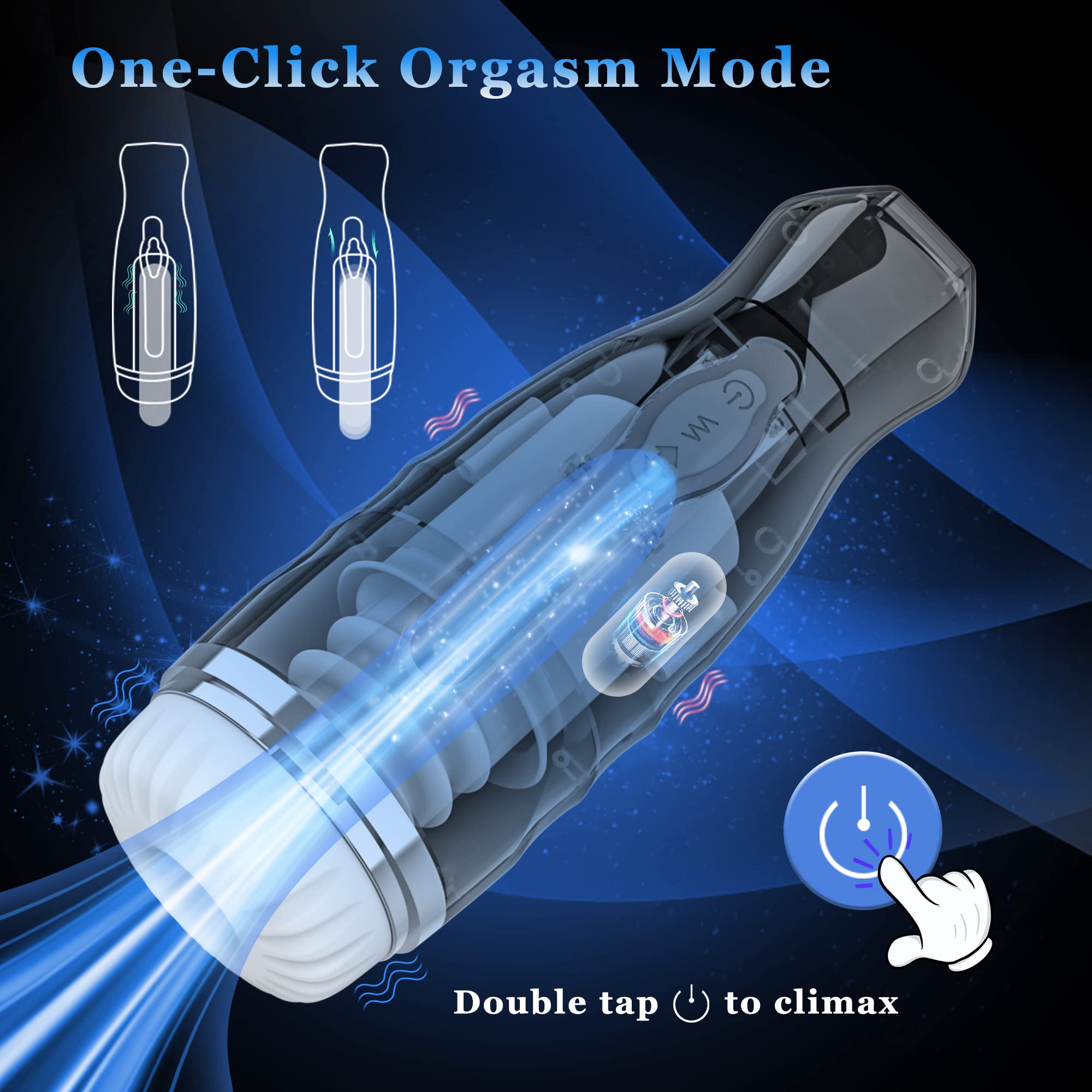 FIDECH Single-Function Control Thrusting Vibrating Male Electric Stroker