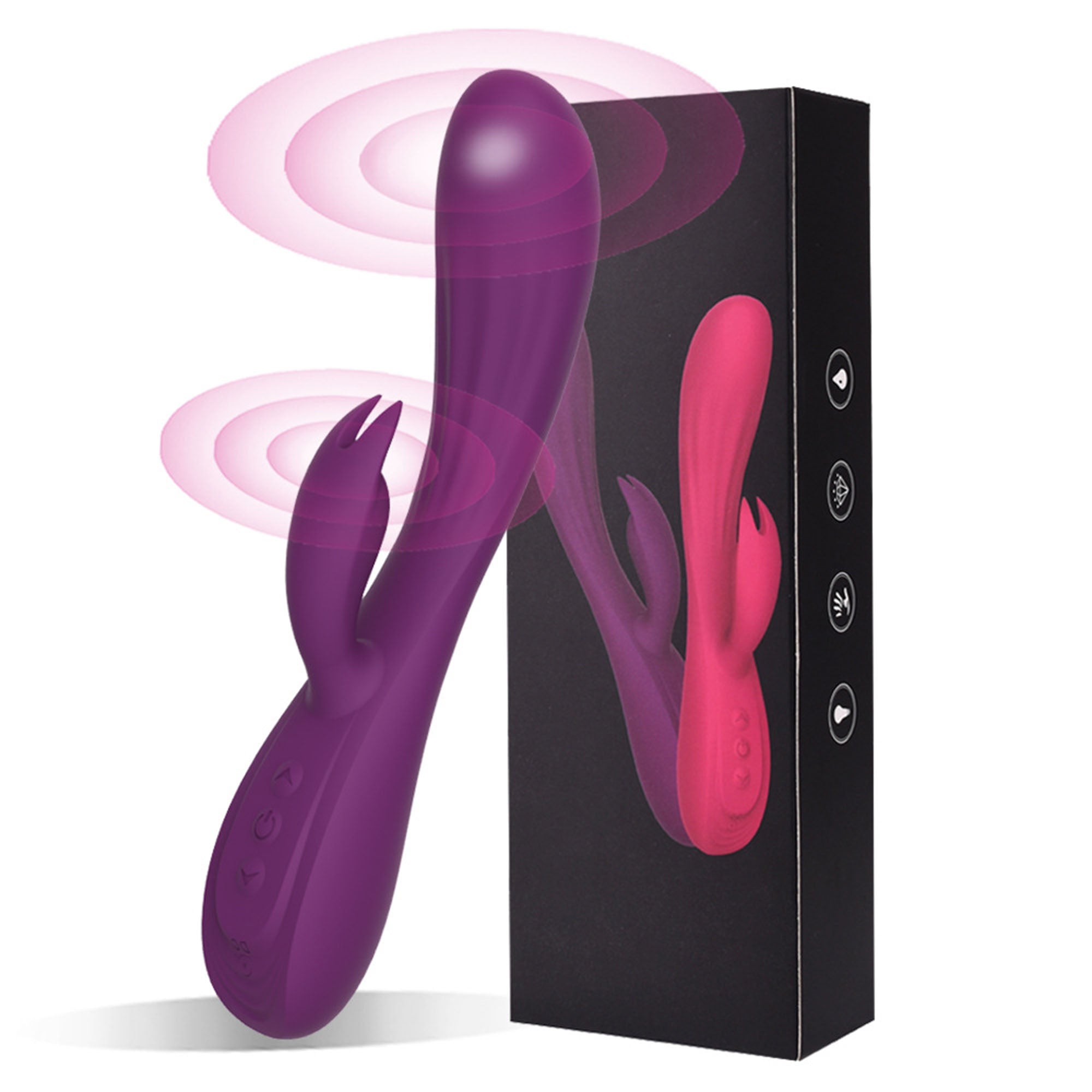 FIDECH G-Spot Clit Massaging Rabbit Vibrator Fidech FIDECH G-Spot Clit Massaging Rabbit Vibrator Fidech