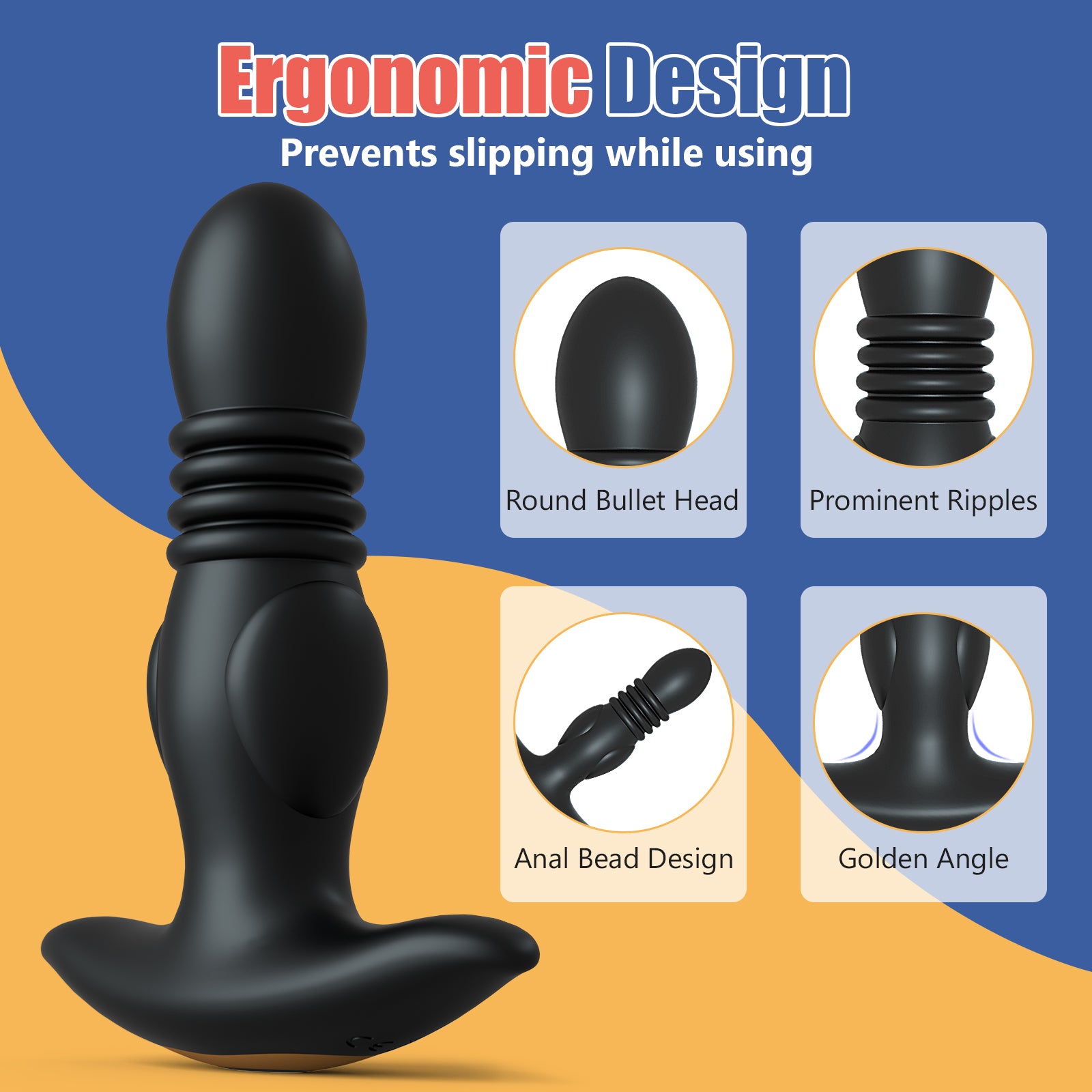 Ultrafast Remote Controlled Thrusting Booty Fun Butt Plug Fidech Ultrafast Remote Controlled Thrusting Booty Fun Butt Plug Fidech