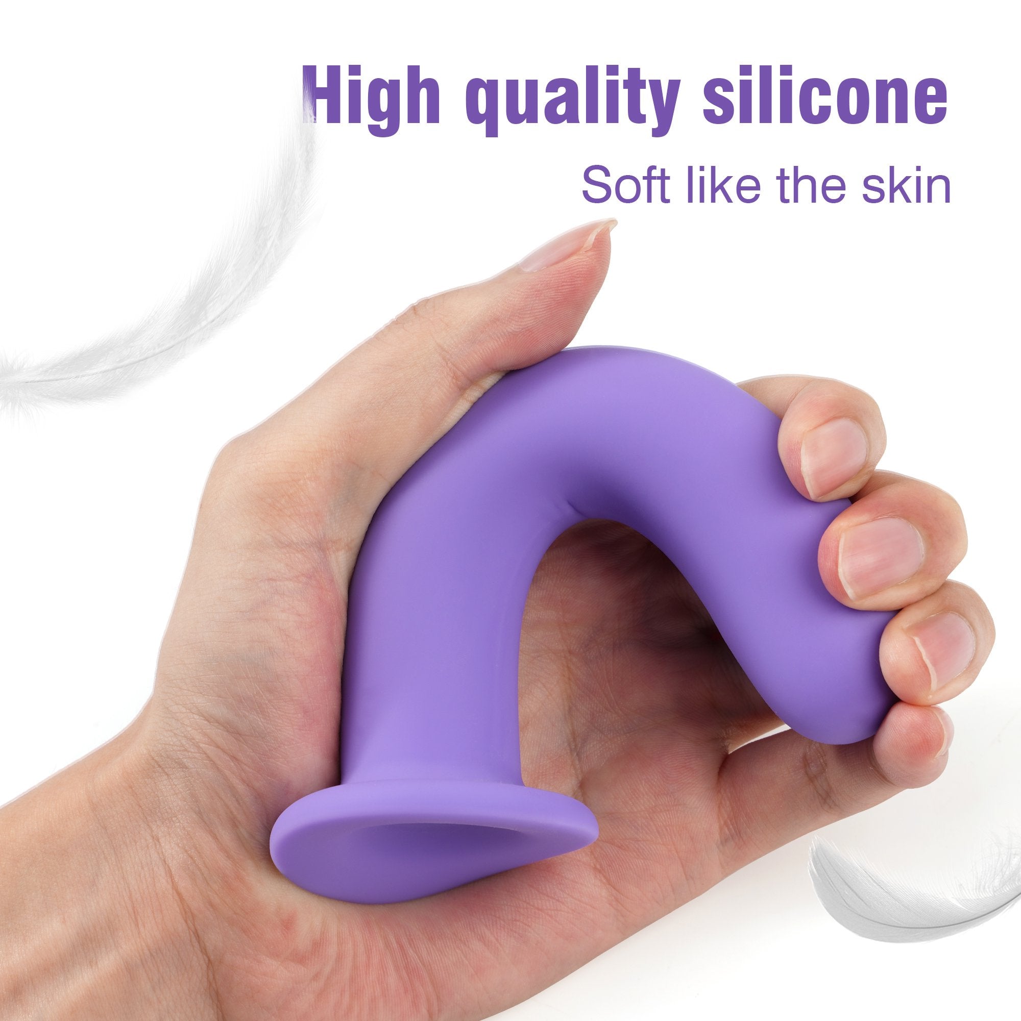 3 Pack Dildo Set with Strong Suction Cup
