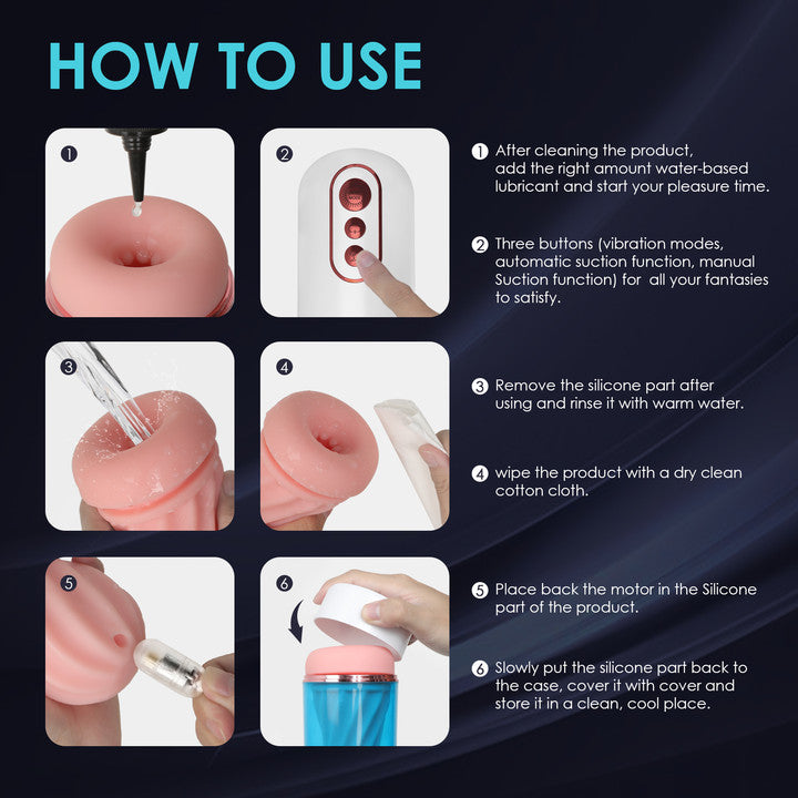 FIDECH Sucking Intensity Manually Adjustable Vibrating Masturbation Cu Fidech FIDECH Sucking Intensity Manually Adjustable Vibrating Masturbation Cu Fidech