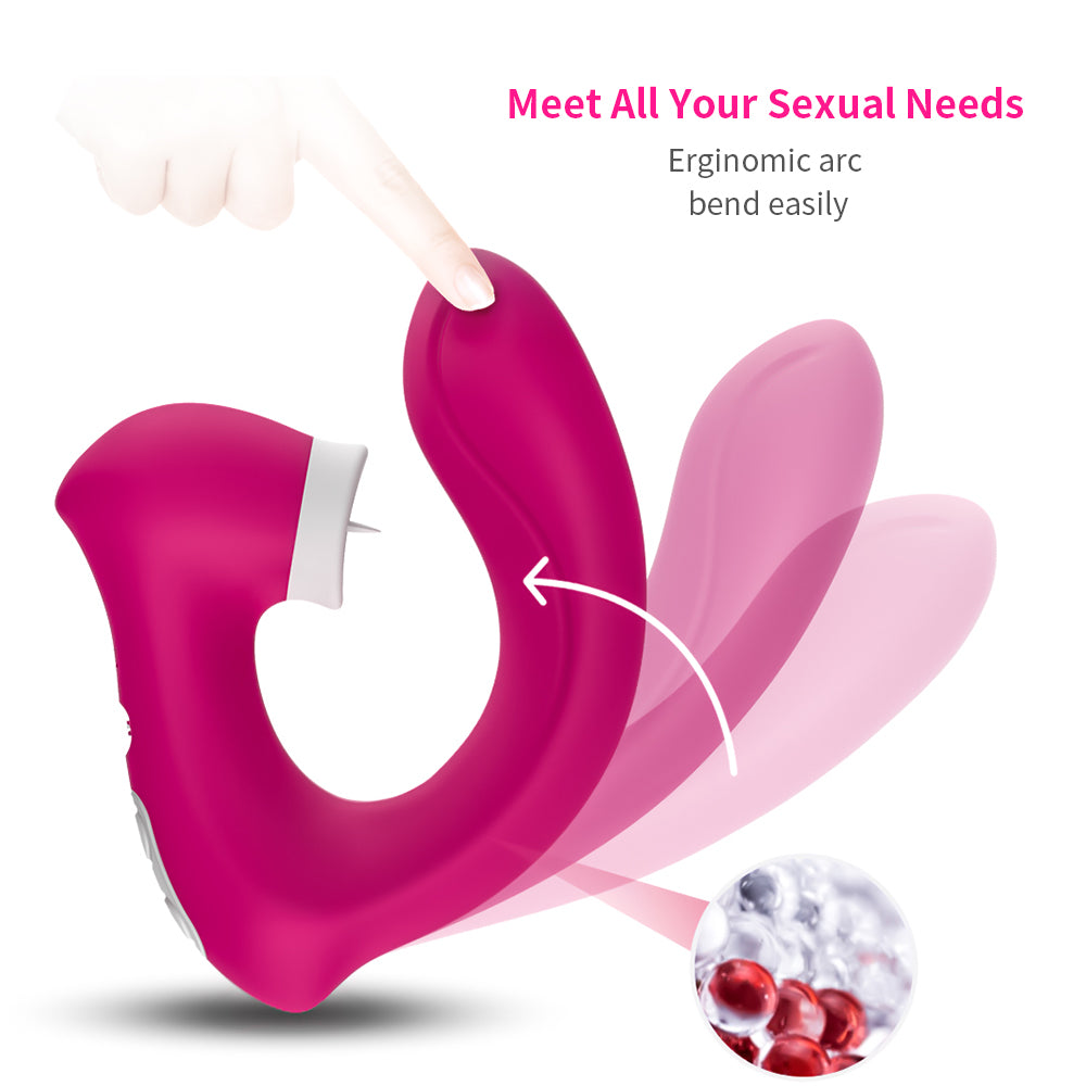 FIDECH G-spot Vibrating Clitoris Licking Vibrator