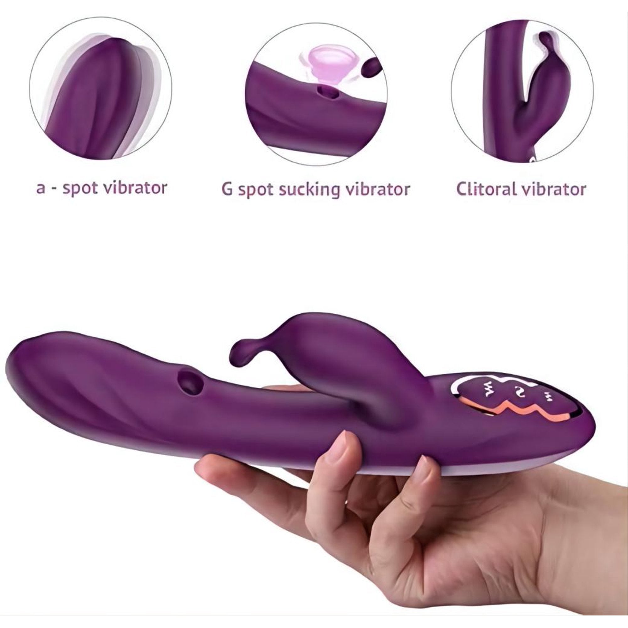 FIDECH Vagina Sucking Rabbit Vibrator